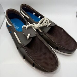 Five Flops Boat Shoes Deck Shoes Comfort Slip On Brown mens L 10-11 water dock